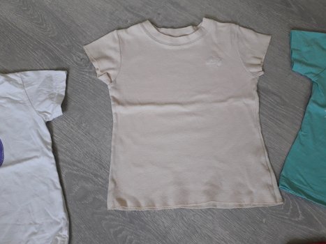 5 mooie shirtjes mt 104/110 - 5