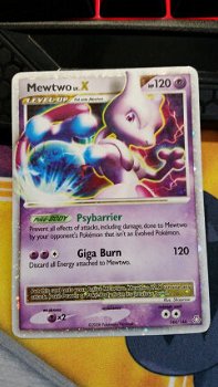 Mewtwo LV. X 144/146 Ultra Rare D & P Legends Awakened licht gebruikt - 1