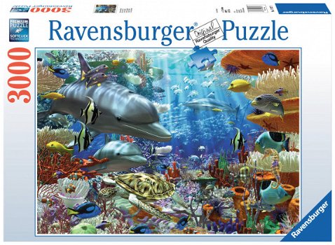 Ravensburger - Leven Onder Water - 3000 Stukjes Nieuw - 2