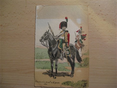 1918 ... Antieke ansichtkaart Chasseurs-a-cheval-de-la-garde - 1
