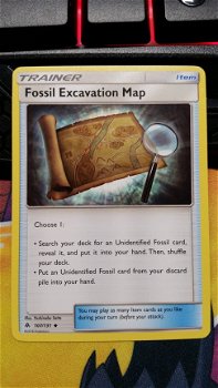 Fossil Excavation Map 107/131 S & M Forbidden Light - 1