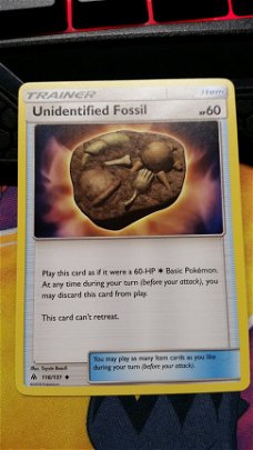 Unidentified Fossil  116/131 S & M Forbidden Light