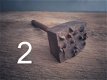Oude batik stempels op steel (verschillende modellen) - 3 - Thumbnail