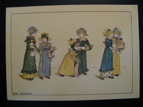 7 x Originele vintage kaarten Kate Greenaway - 3