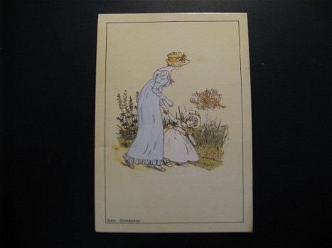 7 x Originele vintage kaarten Kate Greenaway - 4