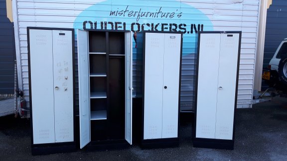 Vintage locker hang/leg! Stoere kast kinderkamer Oude lockers Fabriekskast industrieel - 1