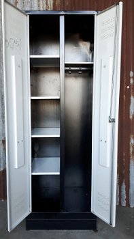 Vintage locker hang/leg! Stoere kast kinderkamer Oude lockers Fabriekskast industrieel - 2