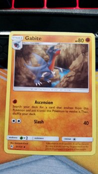 Gabite 61/131 Uncommon S & M Forbidden Light - 1