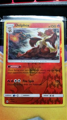 Delphox  17/131 Holo  (reverse) S & M Forbidden Light