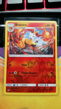 Braixen 16/131 Uncommon (reverse) S & M Forbidden Light - 1