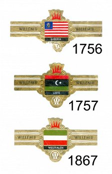 Willem II - Serie 2 Vlaggen (1676-1875) - 1