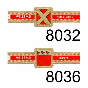 Willem II - Serie LI Belgische gemeentewapens (reeks 38 afgeronde hoeken, 8001-8040) - 2