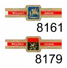 Willem II - Serie LV Belgische gemeentewapens (reeks 42 afgeronde hoeken, 8061-8200)