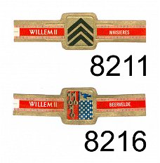 Willem II - Serie LVI Belgische gemeentewapens (reeks 43 afgeronde hoeken, 8201-8240)