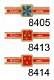 Willem II - Serie LXI Belgische gemeentewapens (reeks 48 afgeronde hoeken, 8401-8440) - 1 - Thumbnail