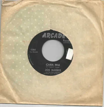 Joe Harris & The Pink Umbrellas : Cara Mia (1968) Belgium RARE - nr. 1