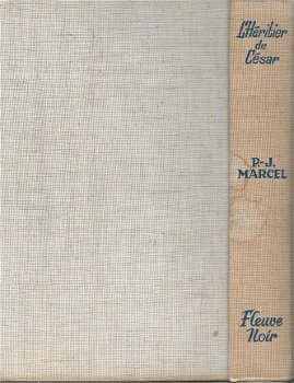 P.- J. MARCEL**L' HERITIER DE CESAR.**RELIURE HARDCOVER TEXTURE TOILE**COULEUR GRISE** - 4