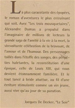 ALEXANDRE DUMAS**LES TROIS MOUSQUETAIRES**LE SOIR PAPERVIEW* - 2