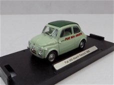 1:43 Brumm Fiat 500 Abarth Record Monza 1958 muntgroen