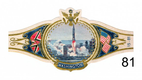 Washington - Serie 15 Geschiedenis van de 20ste eeuw HG (rood-groen-blauw 1-90) - 1