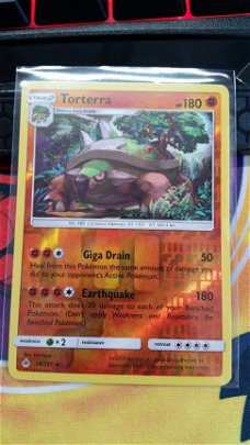 Torterra  58/131 Rare  (reverse) S & M Forbidden Light