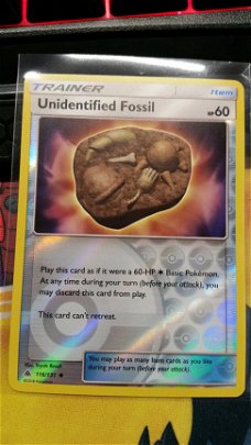 Unidentified Fossil  116/131 (reverse) S & M Forbidden Light