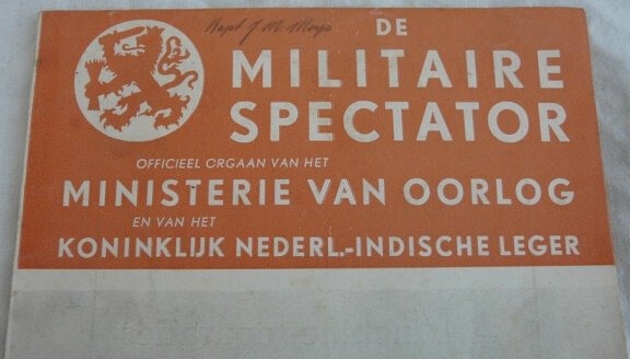 Maandblad, de Militaire Spectator, Moorman's Periodieke Pers, Nr.1 Januari 1947.(Nr.1) - 2