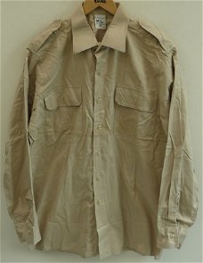 Hemd, Uniform DT63 (Dagelijks Tenue), lange mouw, Koninklijke Landmacht, maat: 15½ - 39, 1968.(Nr.1)
