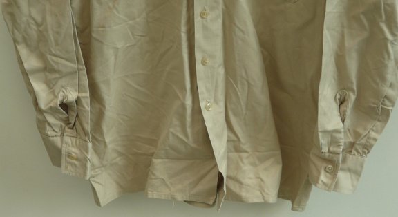 Hemd, Uniform DT63 (Dagelijks Tenue), lange mouw, Koninklijke Landmacht, maat: 15½ - 39, 1968.(Nr.2) - 2