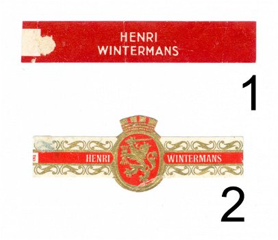 Henri Wintermans - Fabrieksbandjes - 1