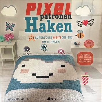 Pixel patronen haken, Hannah Meur - 1