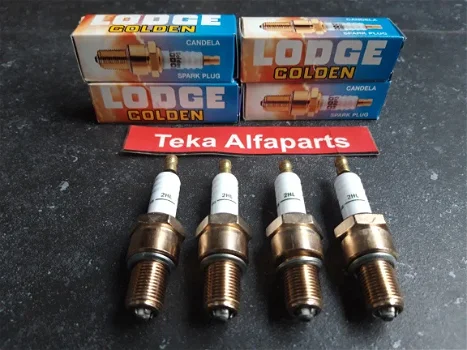 Golden Lodge 2HL Bougies 4x Zündkerzen Spark Plugs NOS - 5