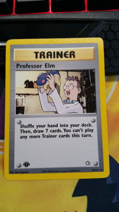 Professor Elm 96/111 Uncommon 1 ste editie Neo Genesis - nr. 1