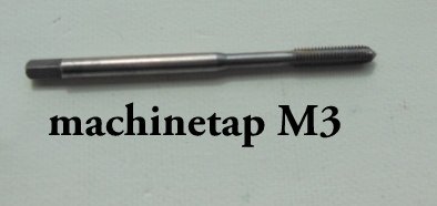 Metrische machine tap M3 - 1