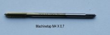 Metrische machine tap M4