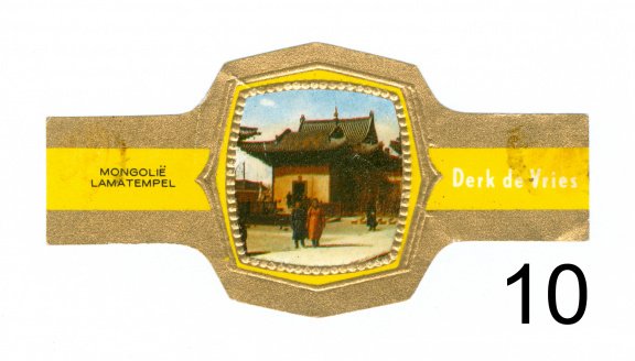 Derk de Vries - Serie 189 Zichten NF (geel 1-10) - 1