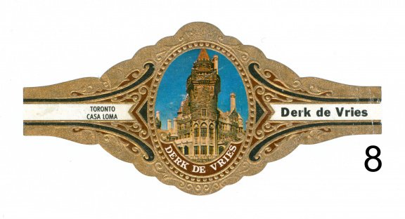 Derk de Vries - Serie 233 Zichten HG (bruin 1-10) - 1