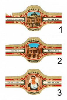 Derk de Vries - Serie 252 Zichten NF (rood 1-10) COMPLEET