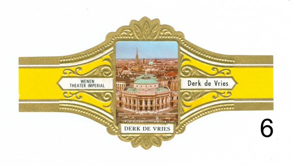 Derk de Vries - Serie 254 Zichten HG (geel 1-10) - 1