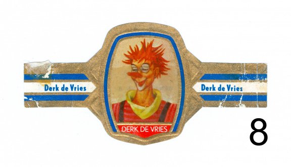 Derk de Vries - Serie VIII Clowns NF (blauw 1-10) - 1