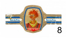 Derk de Vries - Serie VIII Clowns NF (blauw 1-10)