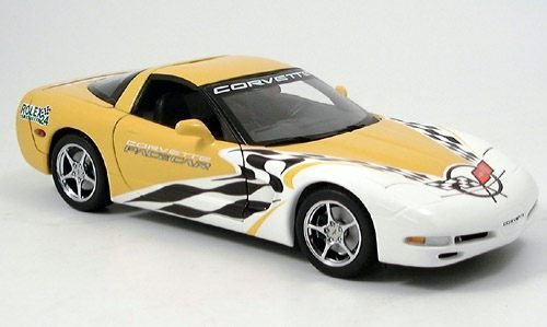 1:18 UT Chevrolet Corvette 2000 Pace Car Rolex geel - 1