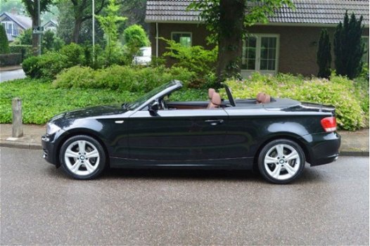 BMW 1-serie Cabrio - 1-Serie 120d High Exe leer/navi/voll dealer onderh - 1