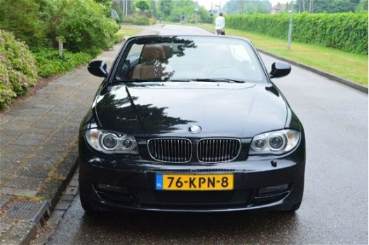 BMW 1-serie Cabrio - 1-Serie 120d High Exe leer/navi/voll dealer onderh - 1