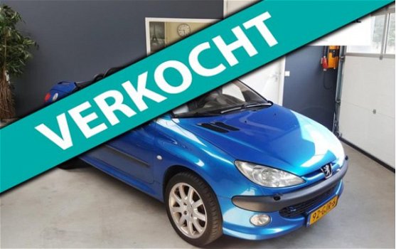 Peugeot 206 CC - 2.0-16V -Leer, Clima, LM - 1