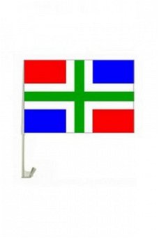 Groningen Autoraam vlag 30 x 45 cm