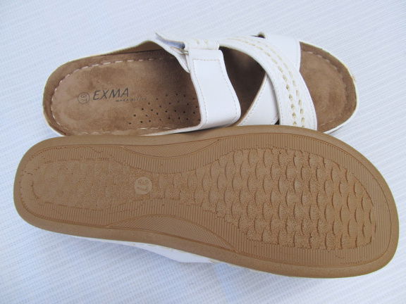 DAMES ZOMER SLIPPER / WIT / MATEN 35 T/M 41 - Afbeelding 4