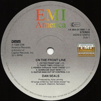LP - Dan Seals - On the front line - 2