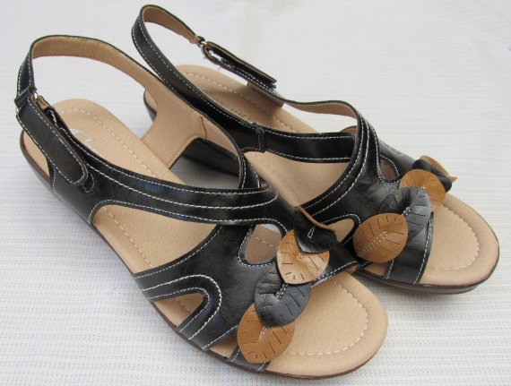 DAMES ZOMER SANDALET / ZWART / MATEN 36 T/M 41 , NIEUW ! - nr. 1