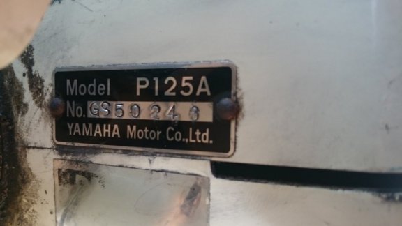 Yamaha 8 pk P125A - 5